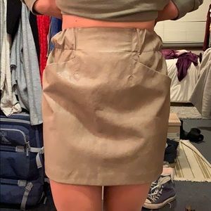 Zara leather skirt